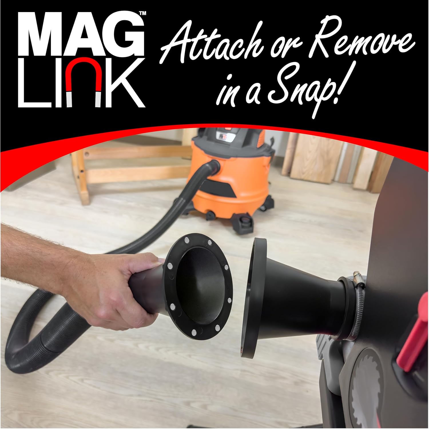 4" - 2½" Mag Link Super Pack for Shop-Vac® Hoses
