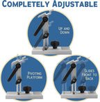 Adjustable Replacement Tool Rest Sharpening Jig