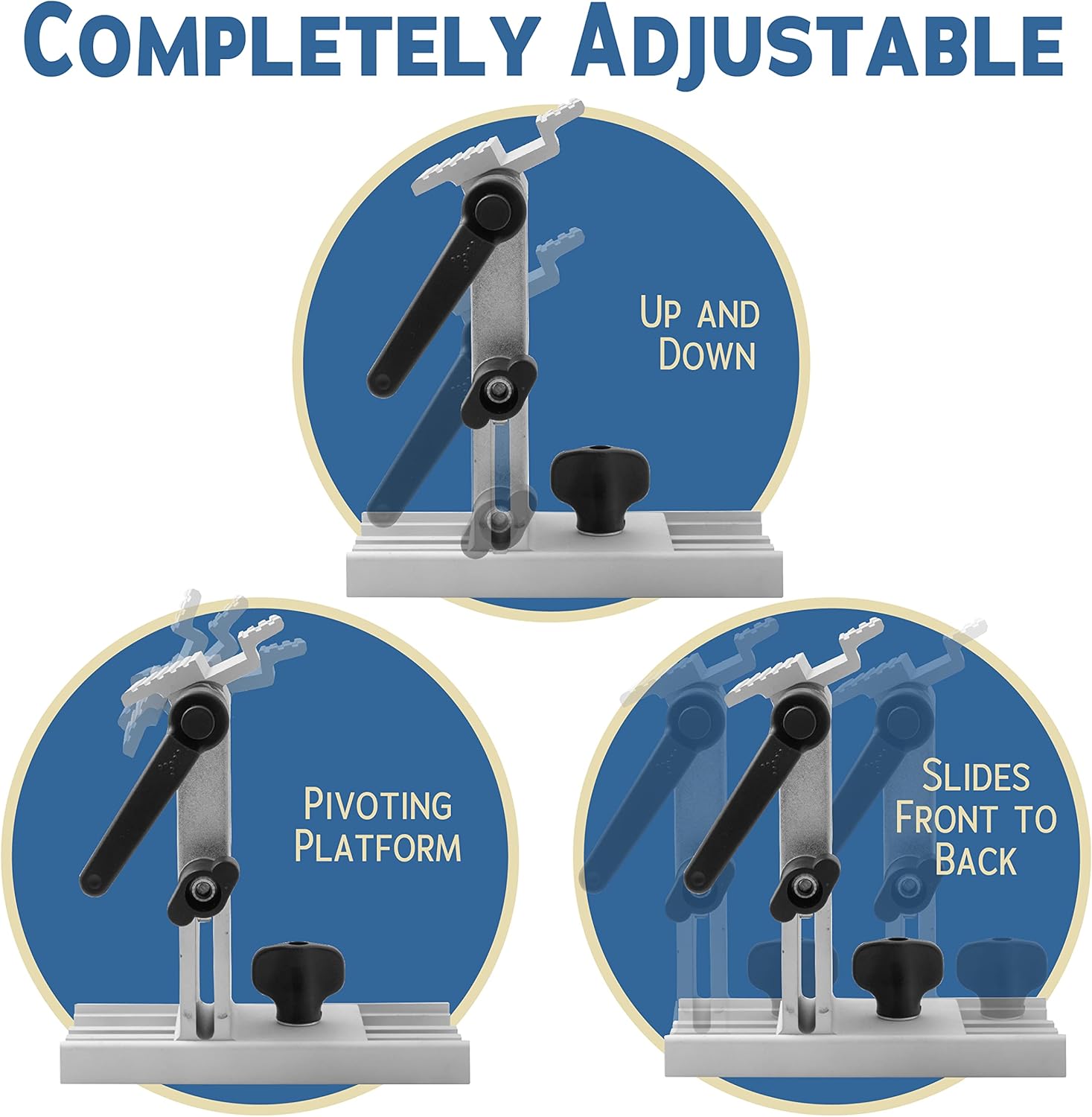 Adjustable Replacement Tool Rest Sharpening Jig