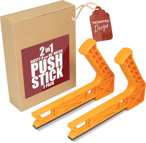 2 in 1 Safety V Push Stick - 2PK