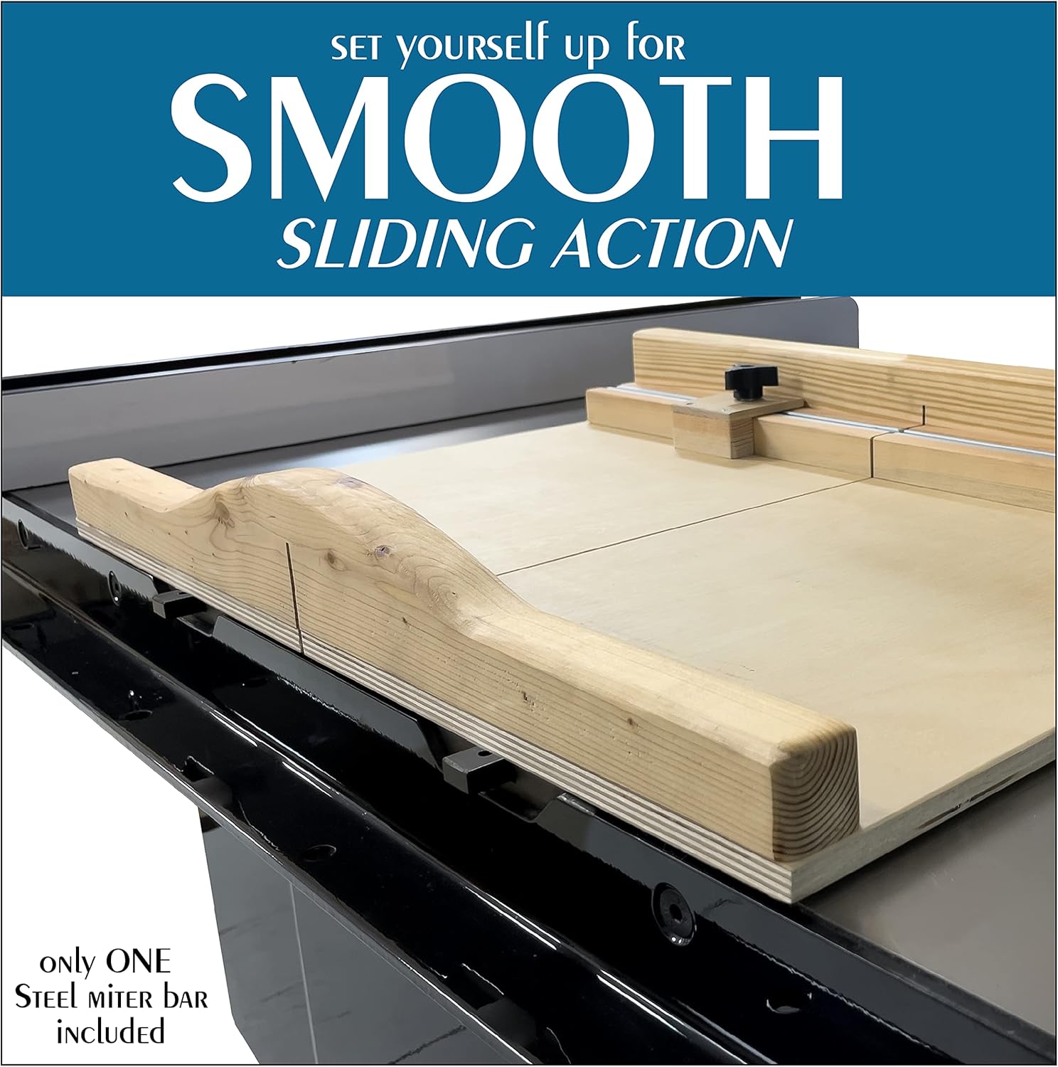 18" Precision Steel Miter Bar