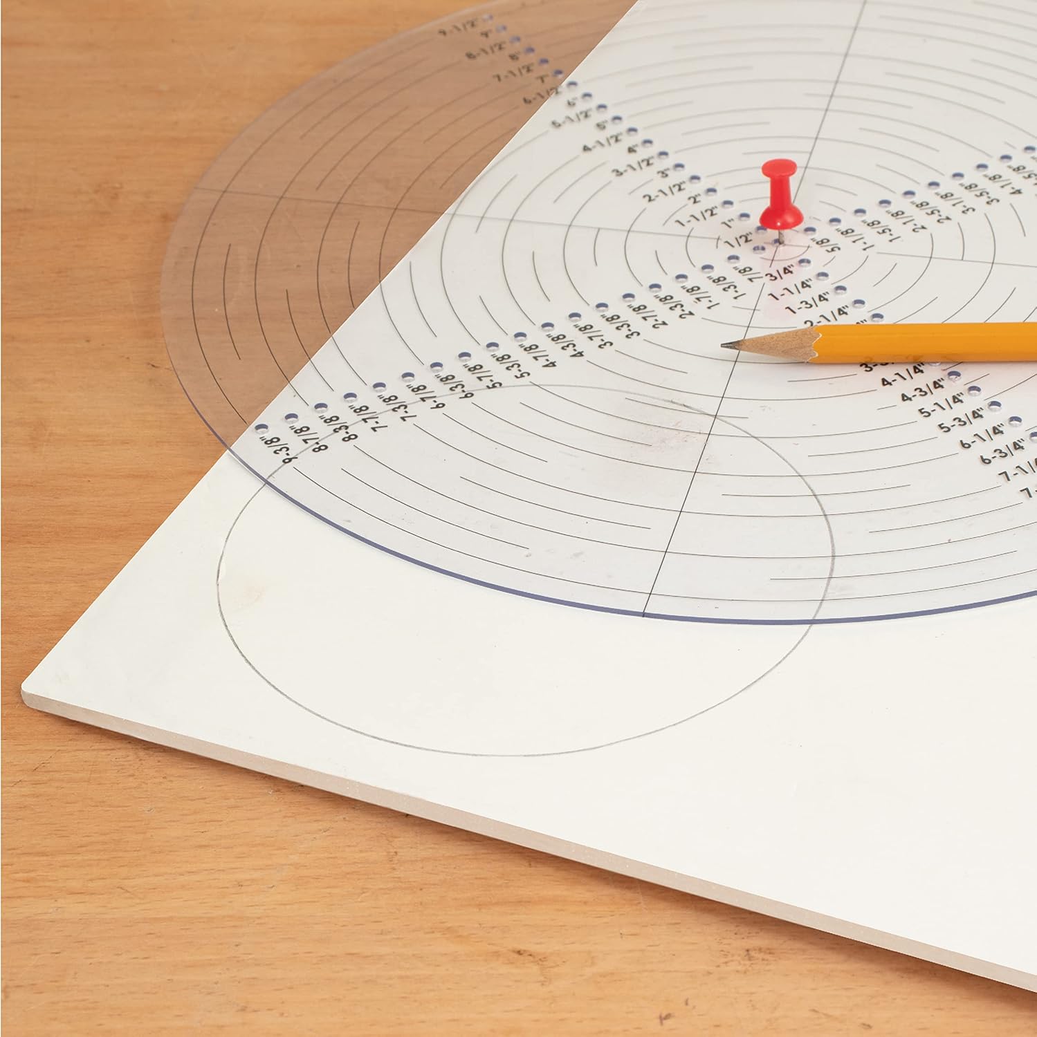 10" Round Center Finder/Compass