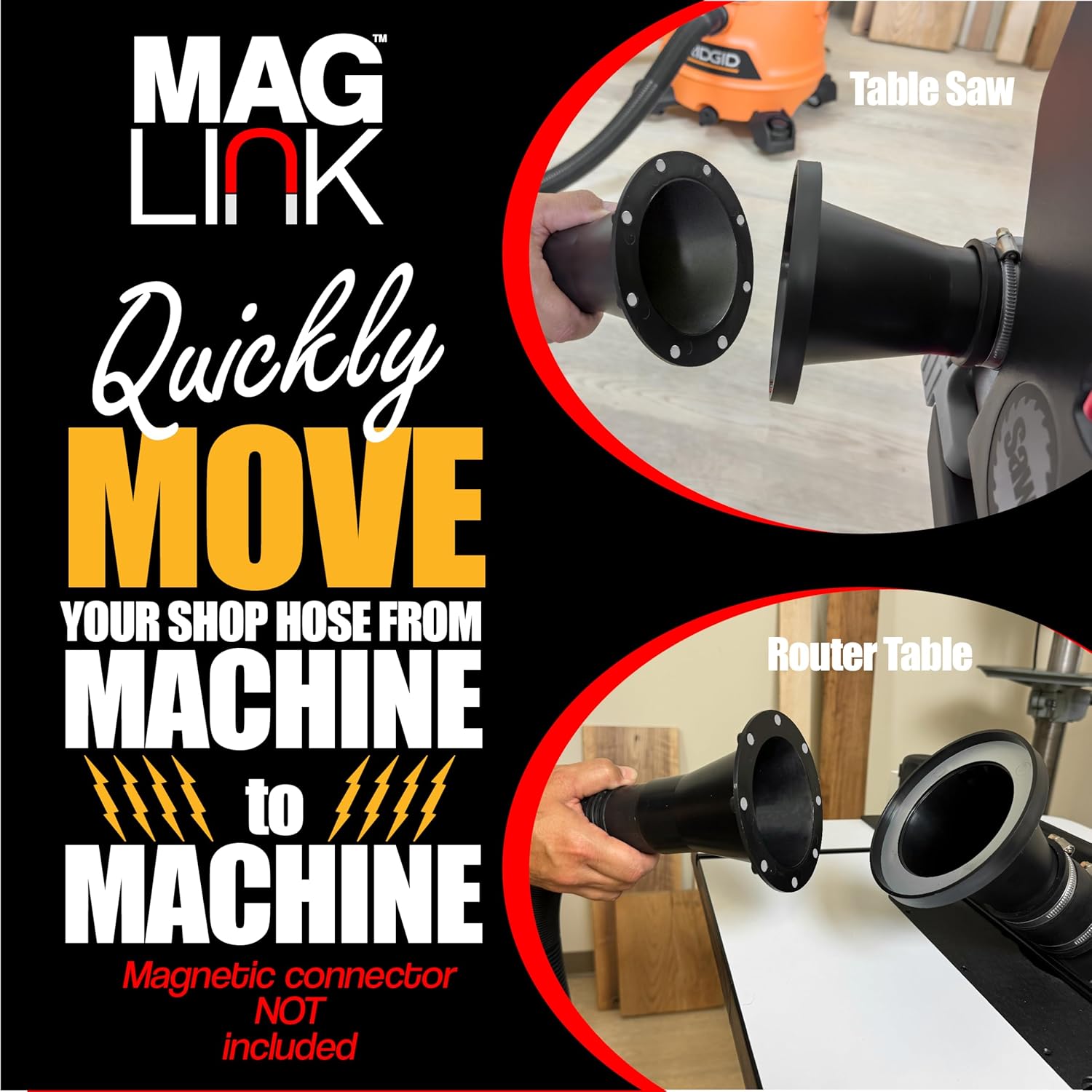 4" - 2½" MagLink™ Steel Ring Receiver Pack