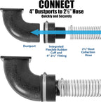 4" to 2-1/2" Quick Connect Adapter