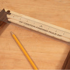 24" Clear Flex Center Finding Ruler