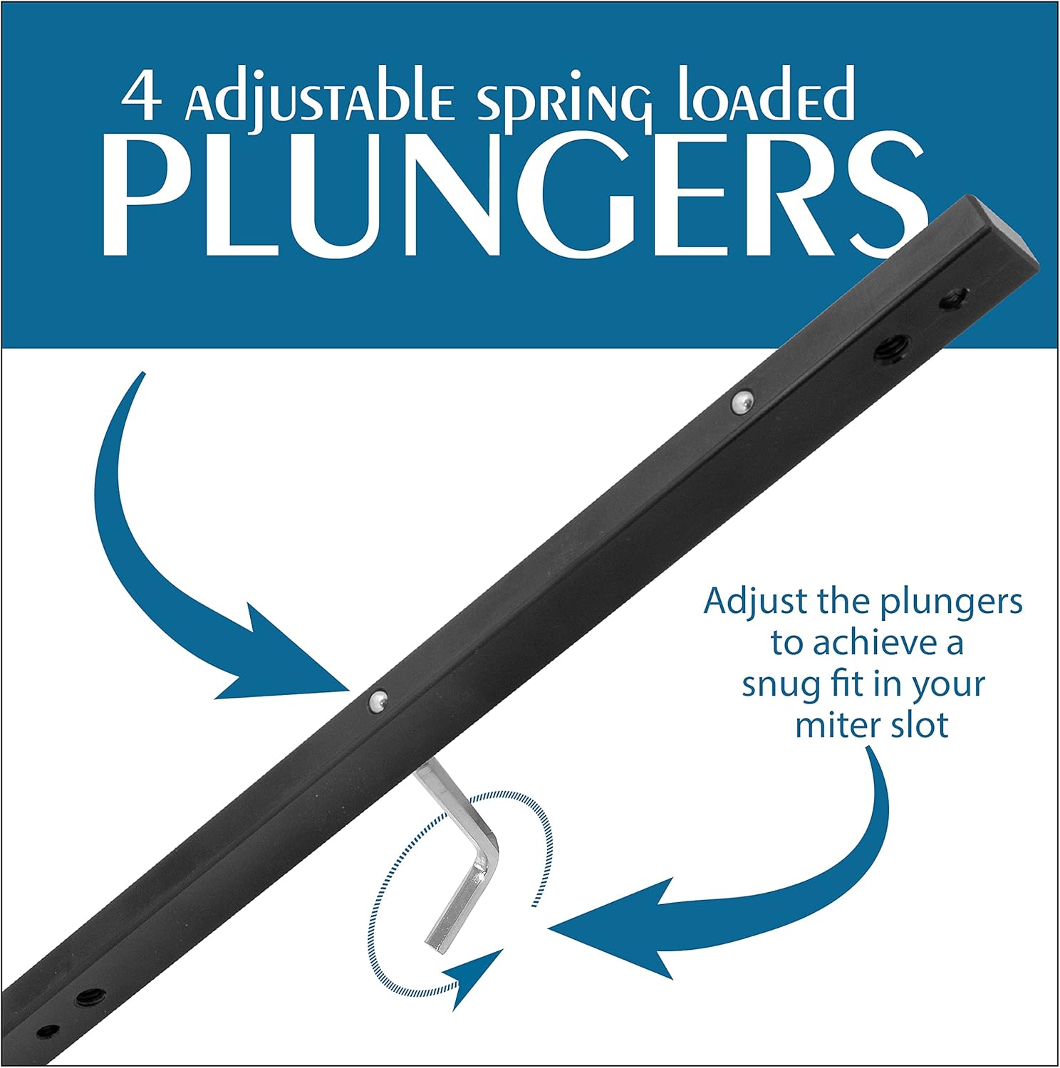 18" Precision Steel Miter Bar