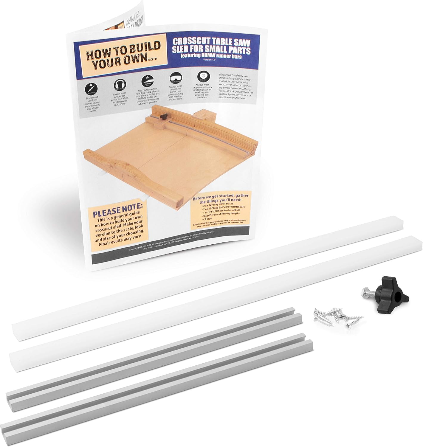 DIY Table Saw Crosscut Sled Kit