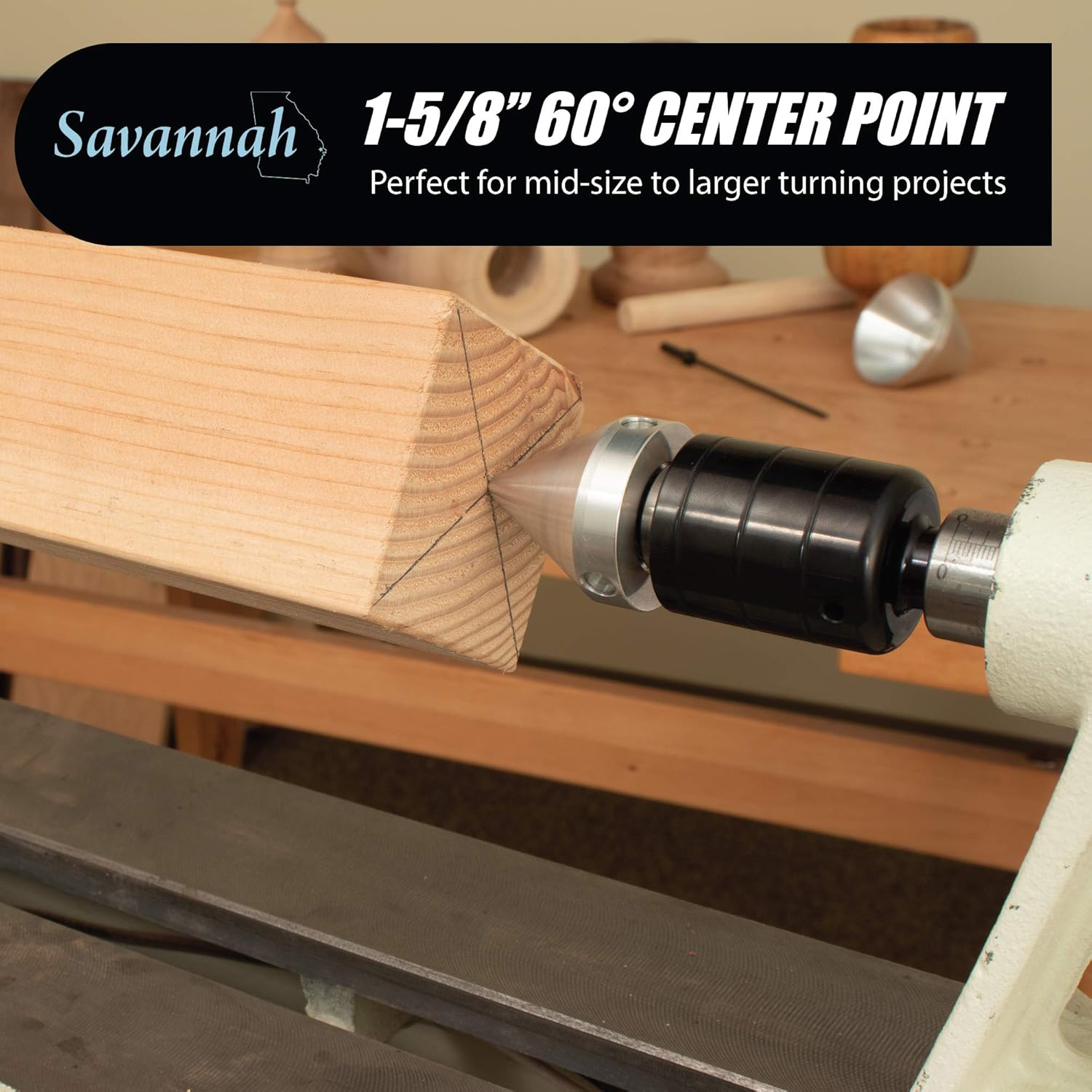 Heavy Duty Dual Bearing Live Center - MT2