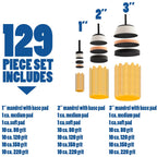 129 Piece Flex Edge Bowl Sander Kit