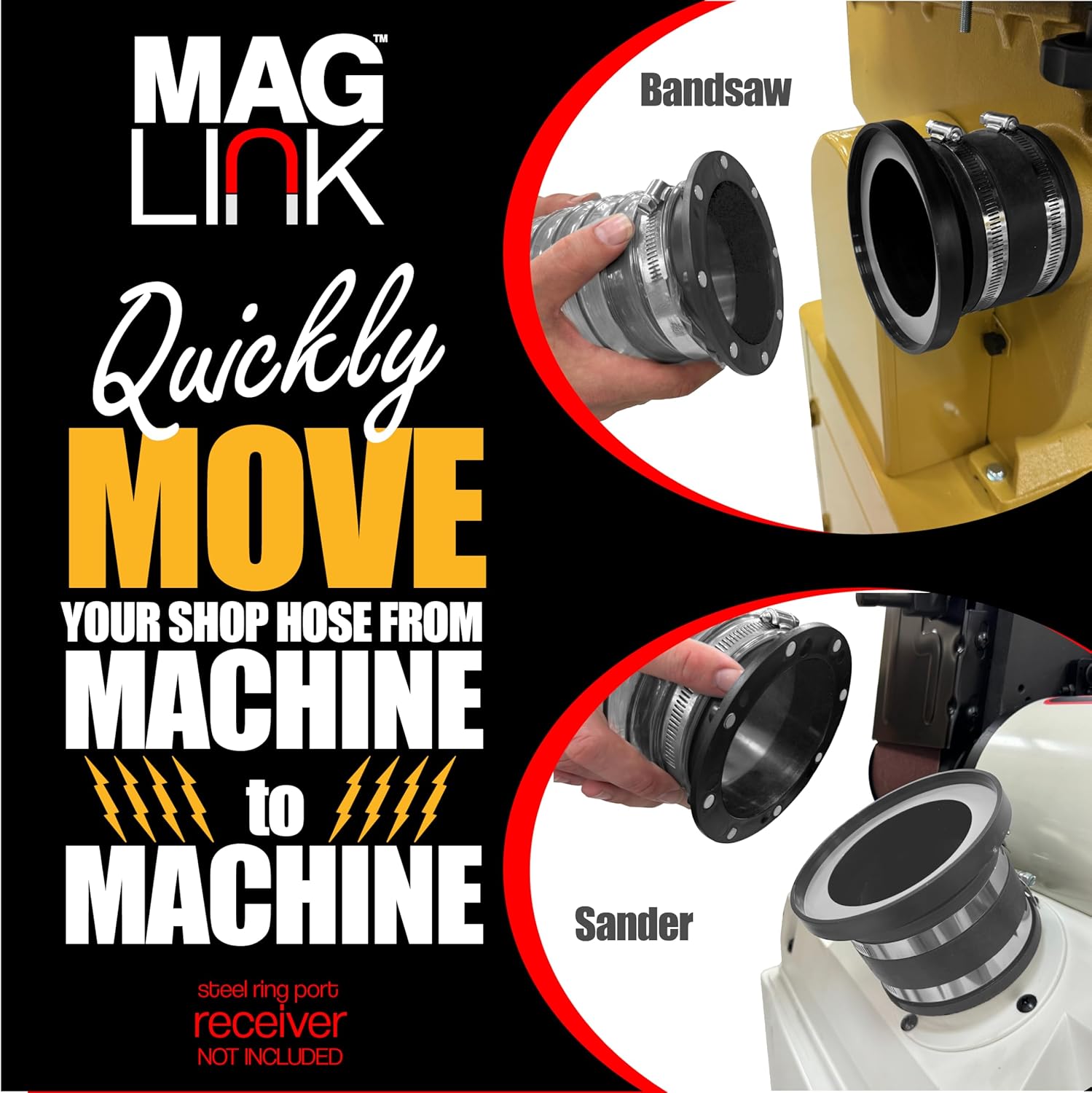 4" MagLink™ Magnetic Connector