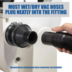 4" to 2-1/2" Reducer with 4" Rubber Coupler Fitting & Stainless Steel Clamps
