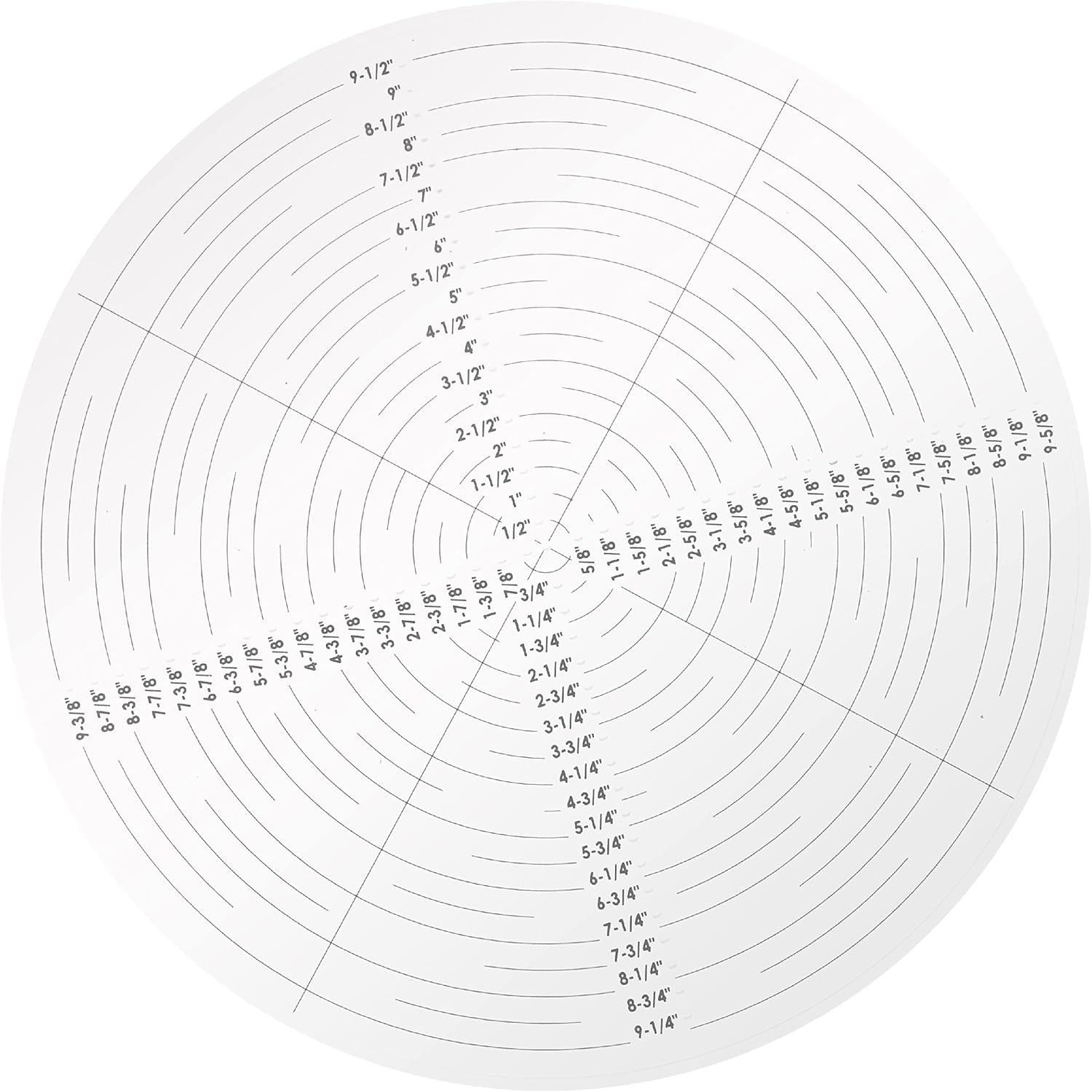 10" Round Center Finder/Compass