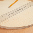 24" Clear Flex Center Finding Ruler
