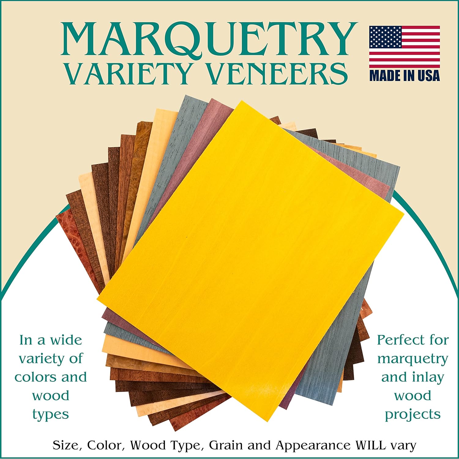 Veneer Variety Pack for Marquetry and Inlay Work