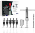 9 Piece Classic Chrome Bottle Stopper Kit