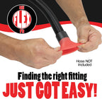 Flex Fit Threaded Fittings for Power Tool Hose
