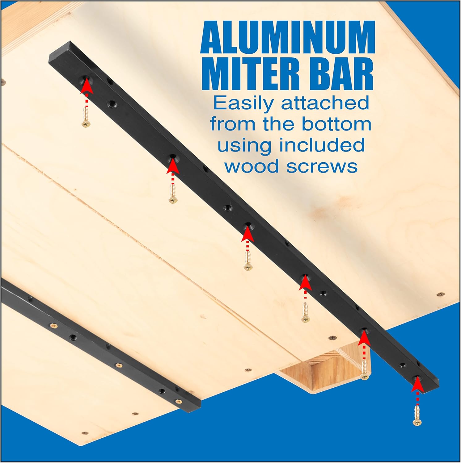 19" Precision Aluminum Miter Bar