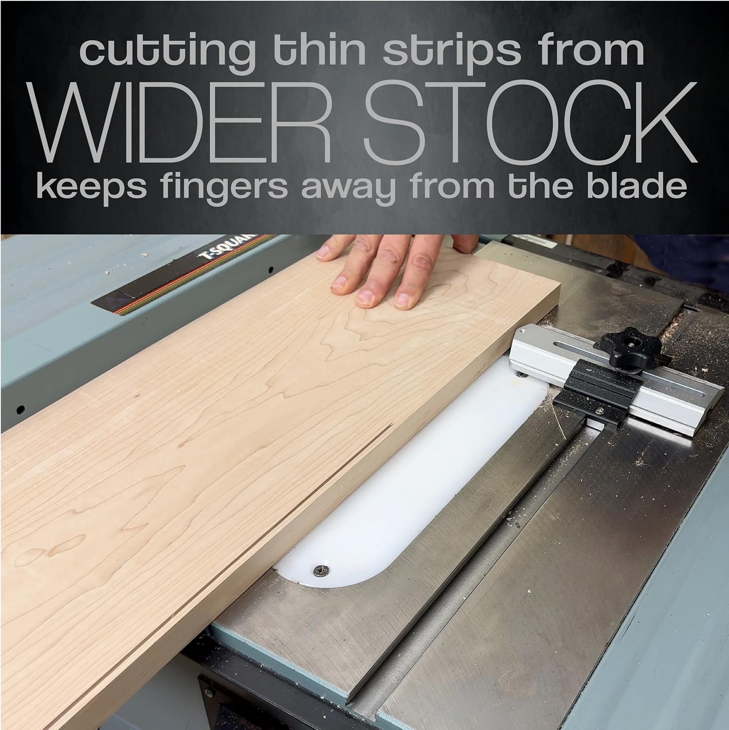 Thin Rip Table Saw Jig