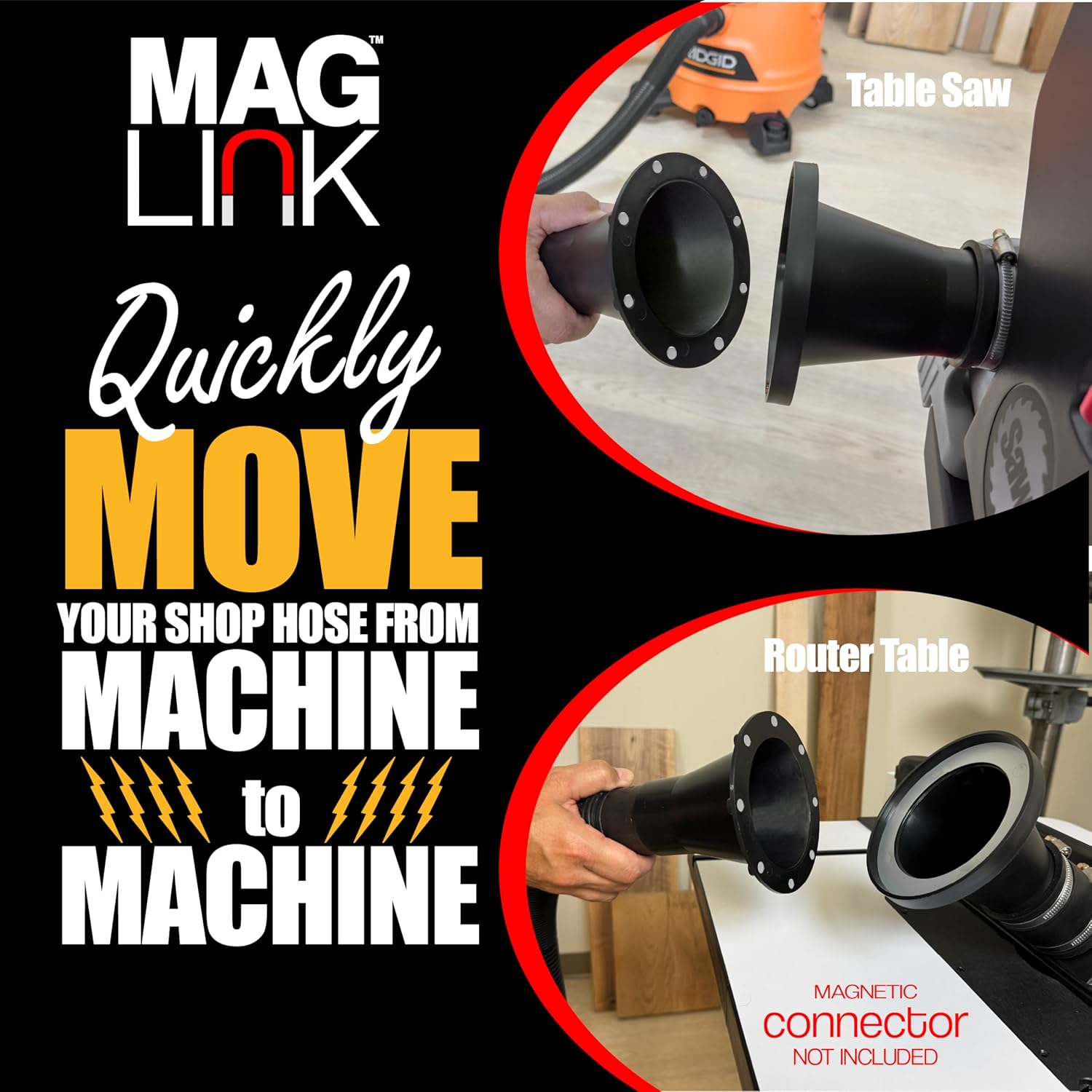 4" - 2½" MagLink™ Steel Ring Port Receiver