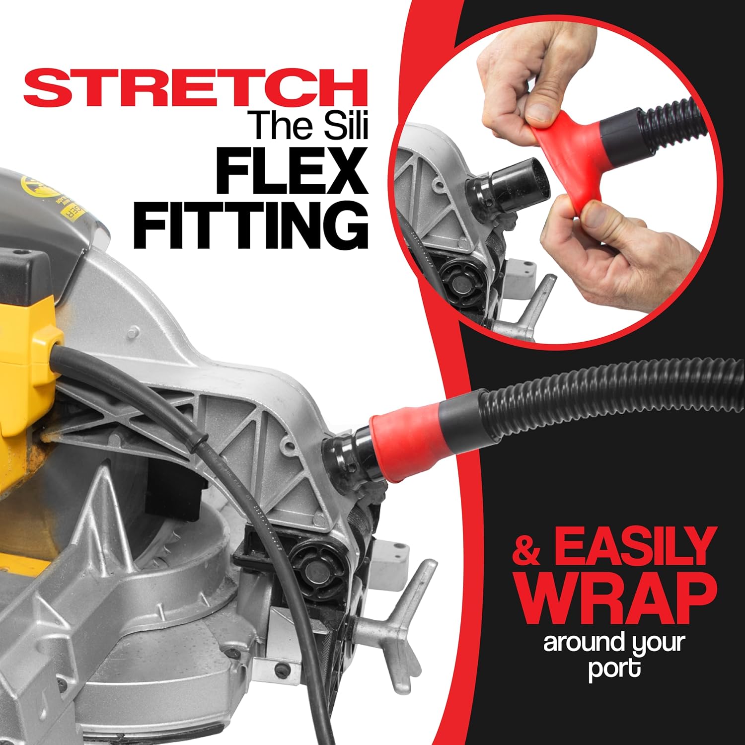 10' Power Tool Hose Kit with 8 Sili Fittings (Refurbished)