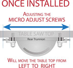 Contractor Saw PALS - Precision Alignment & Locking System