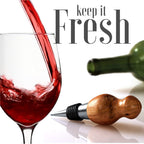 Classic Chrome Style Bottle Stopper Kit
