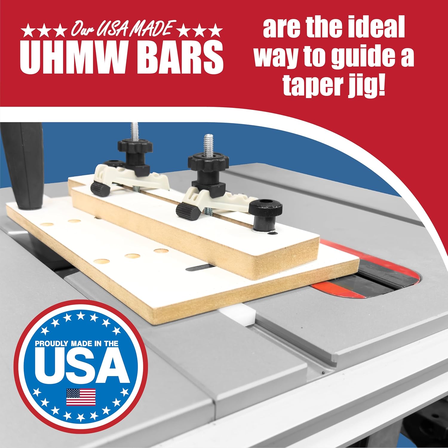 17" UHMW Plastic Strips - 4 Pack