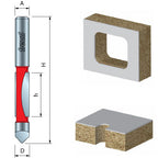 Double Flute Panel Pilot Router Bits