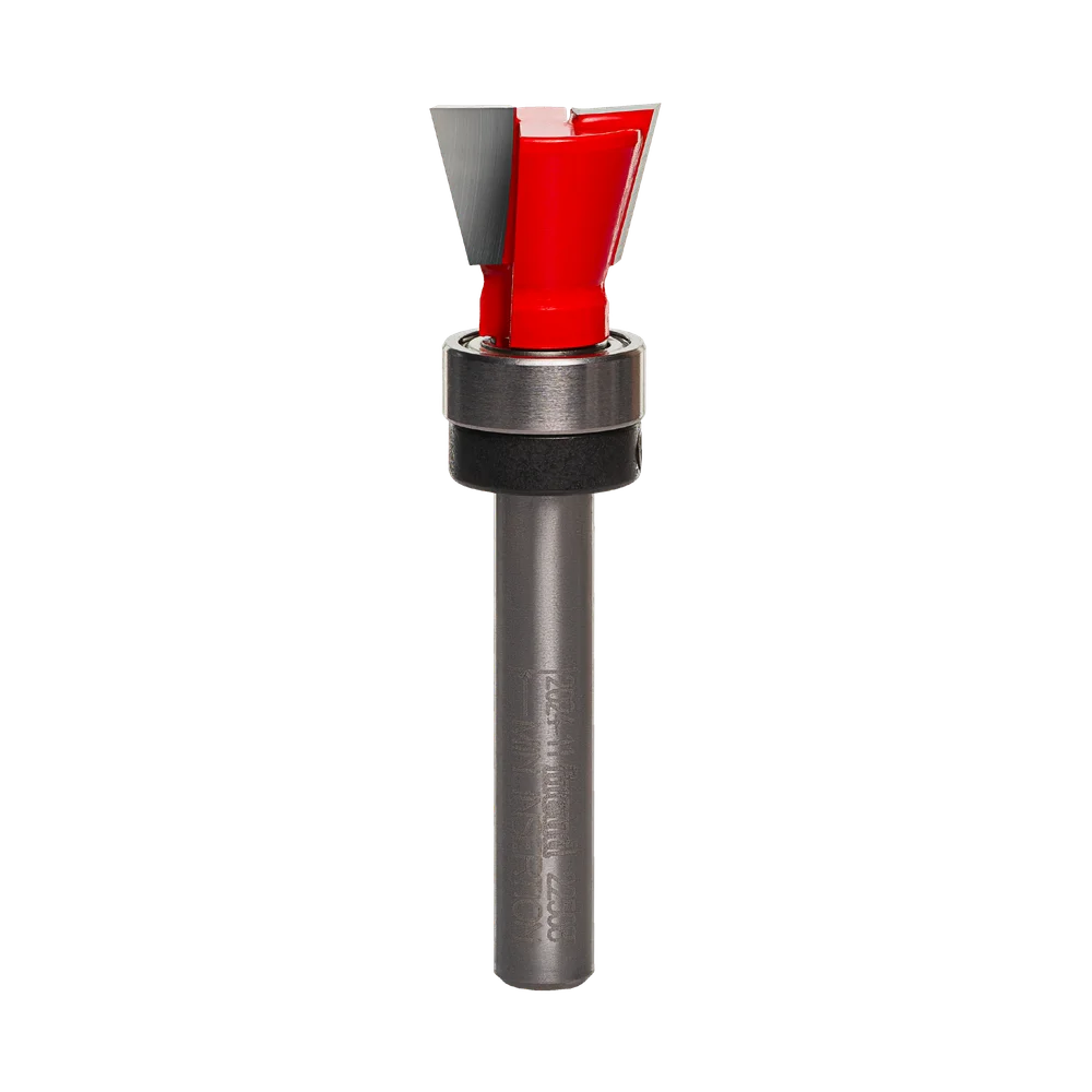 Dovetail Router Bit with Top Bearing