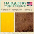 Veneer Variety Pack for Marquetry and Inlay Work