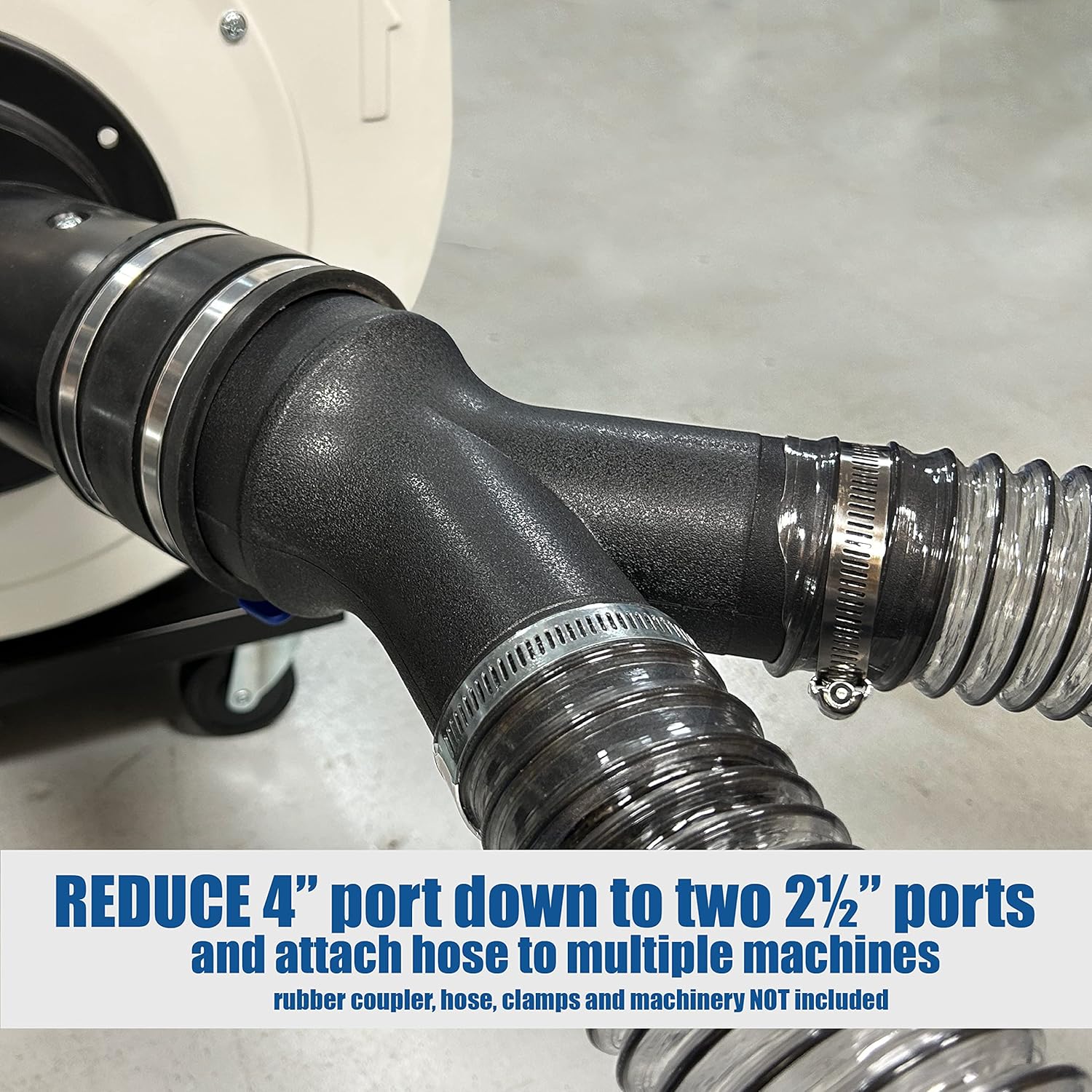 4" to 2 ½" Dual Port "Y" Splitter