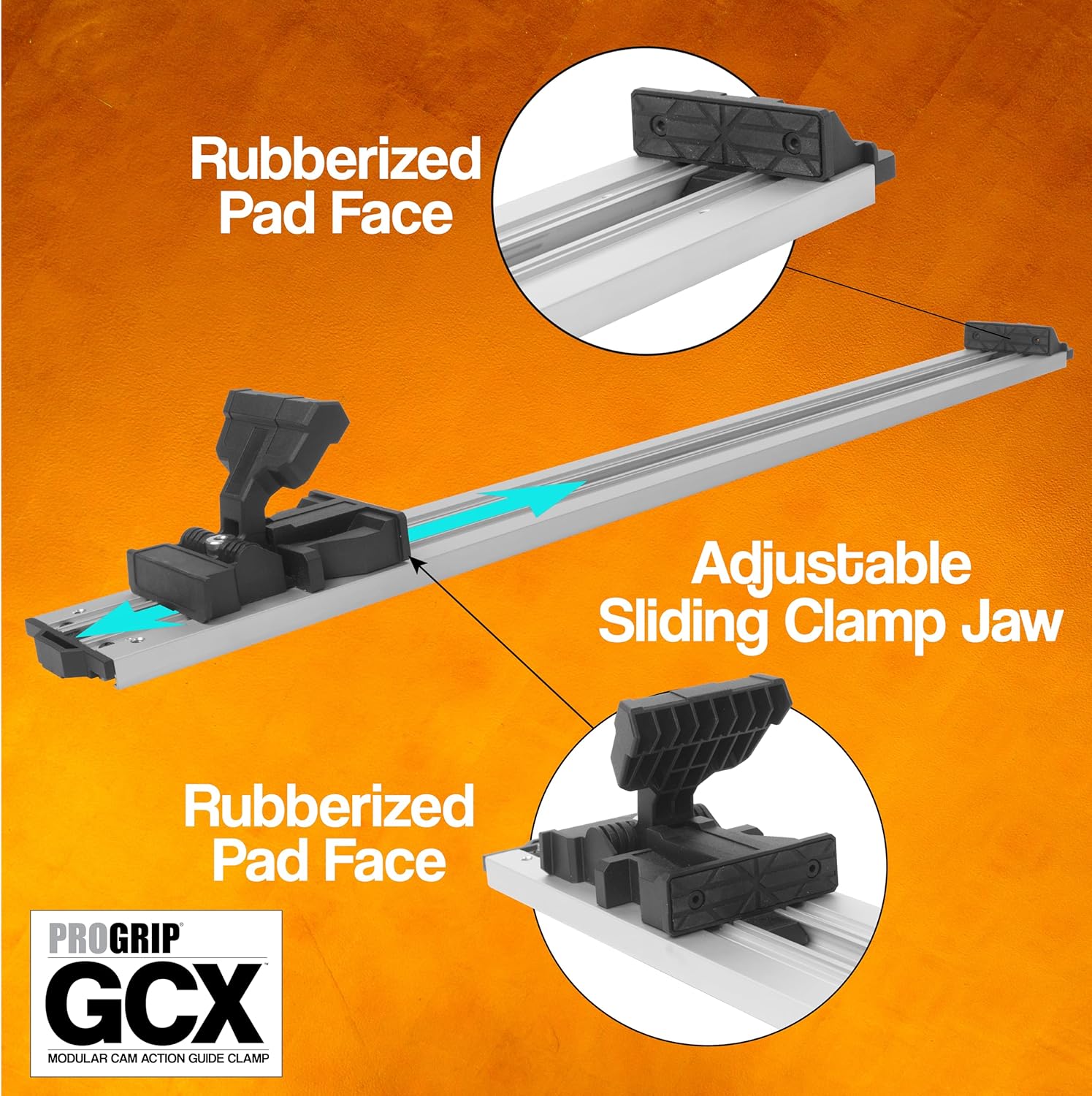 100" GCX Modular Cam Action Guide Clamp