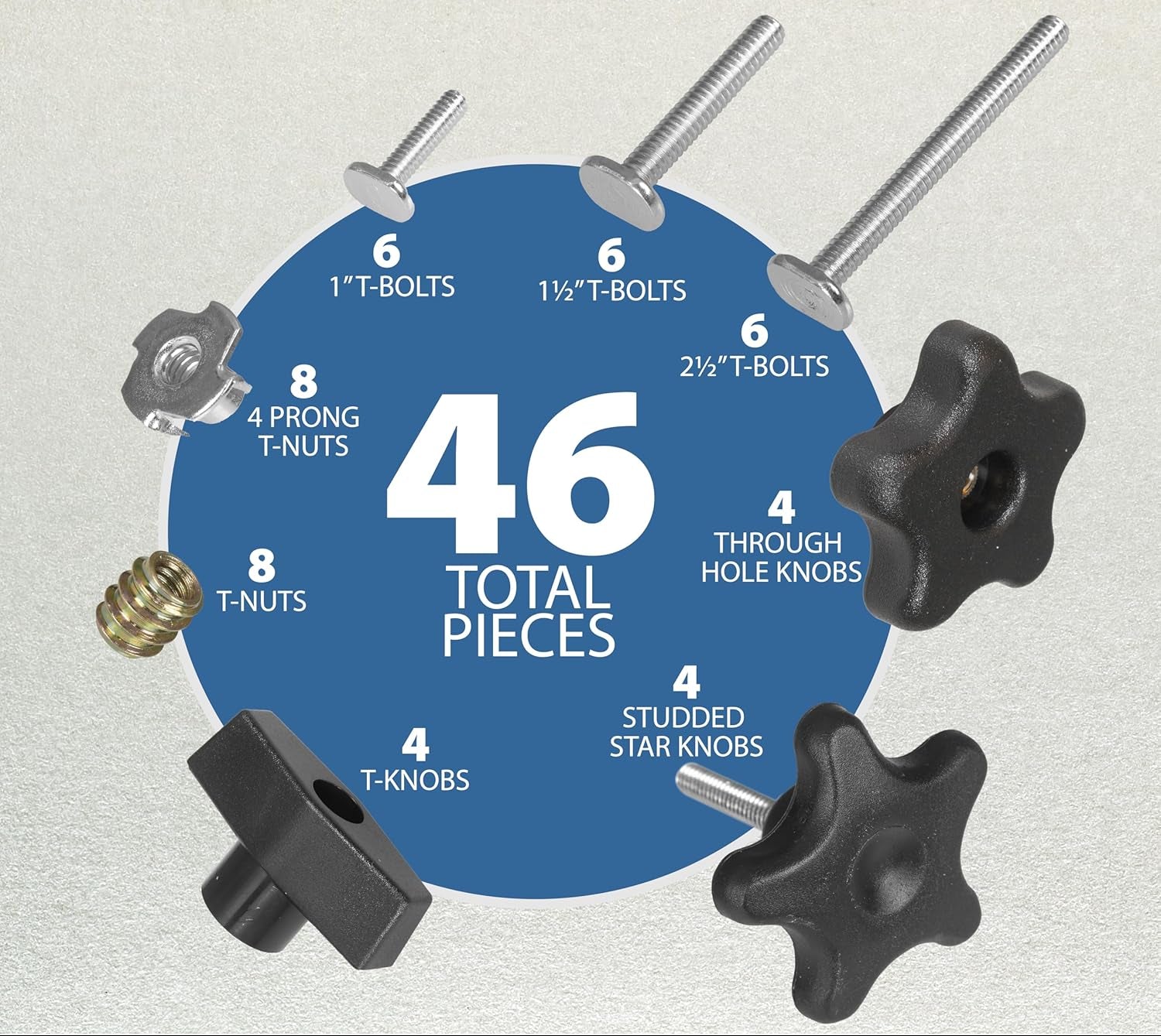 46 Piece Jig Parts Hardware Kit