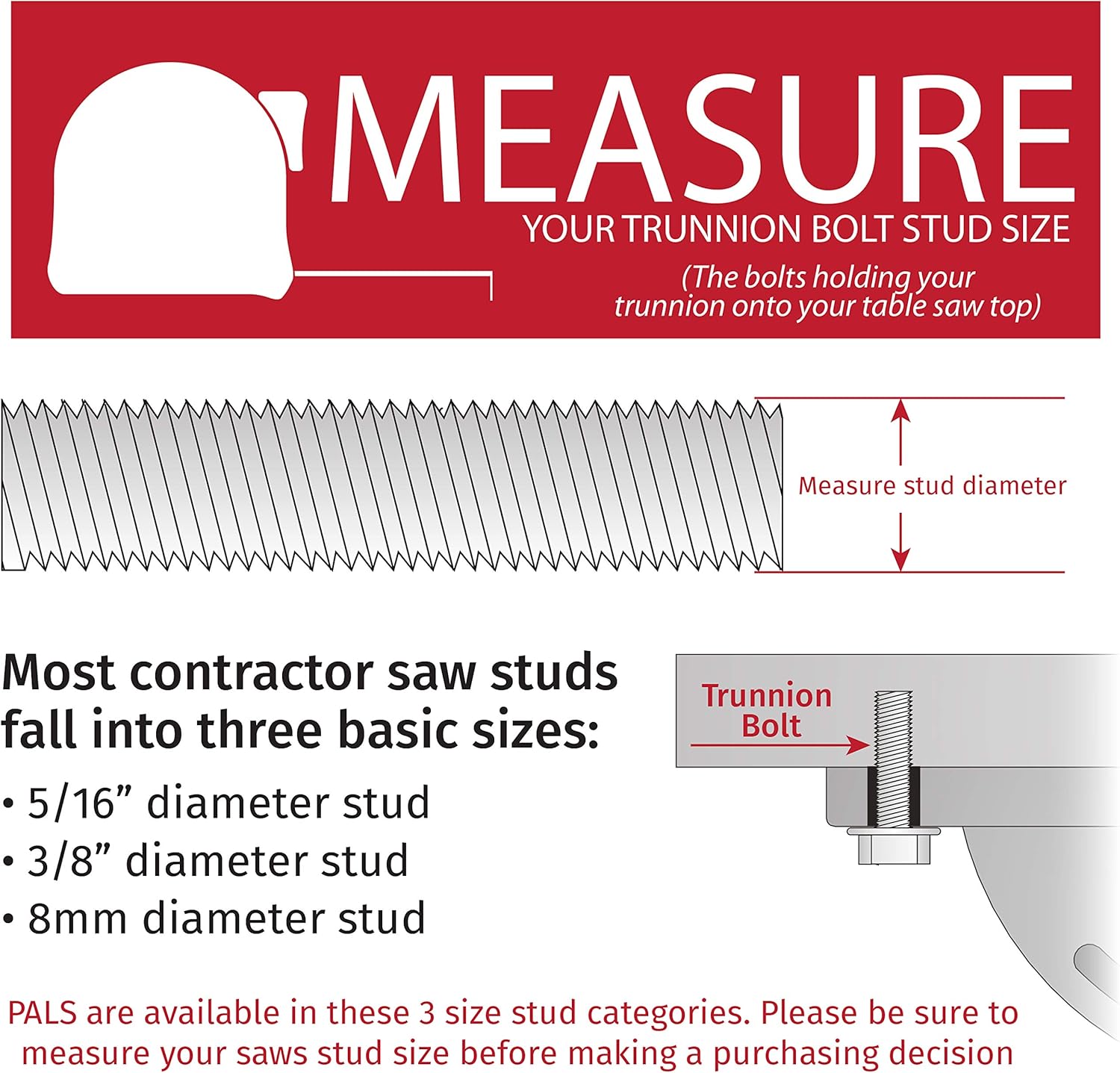 Contractor Saw PALS - Precision Alignment & Locking System