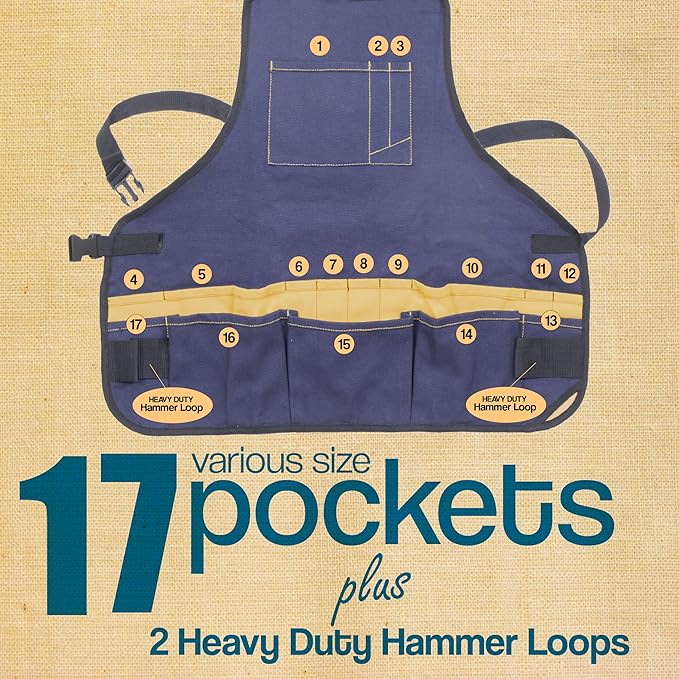 17 Pocket Workshop Apron