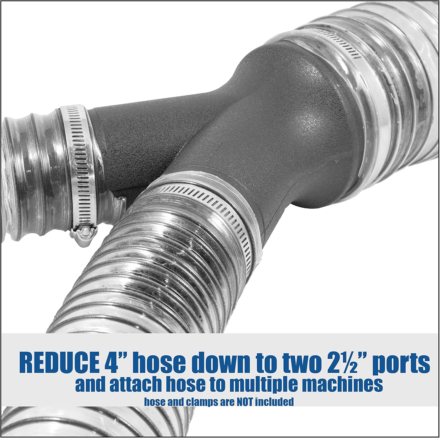 4" to 2 ½" Dual Port "Y" Splitter