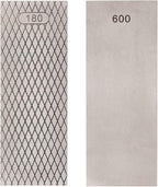 Diamond Stone Sharpening & Flattening Kit - 8" x 3" Professional Double-Sided Fine/Coarse