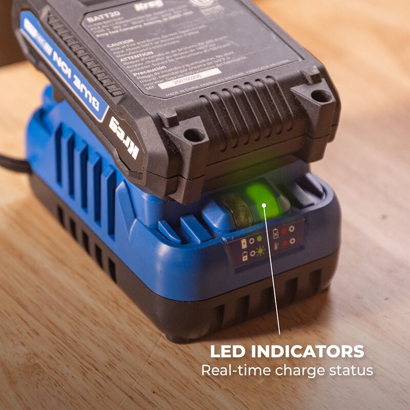 20V BlueIon™ Battery and Charger Starter Kit - 2.0Ah