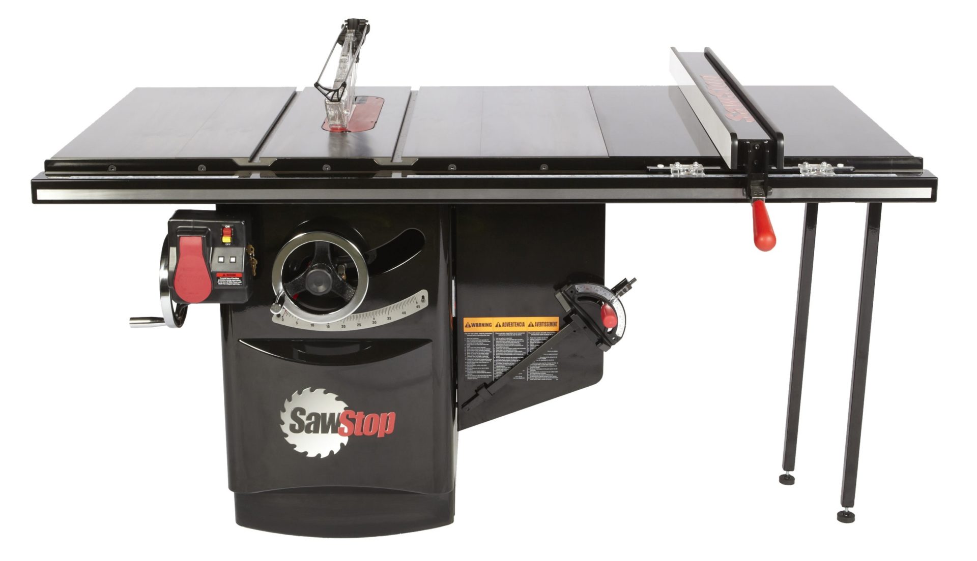 5 HP Industrial Cabinet Saw with 36" T-Glide Fence Assembly - ICS51230-36