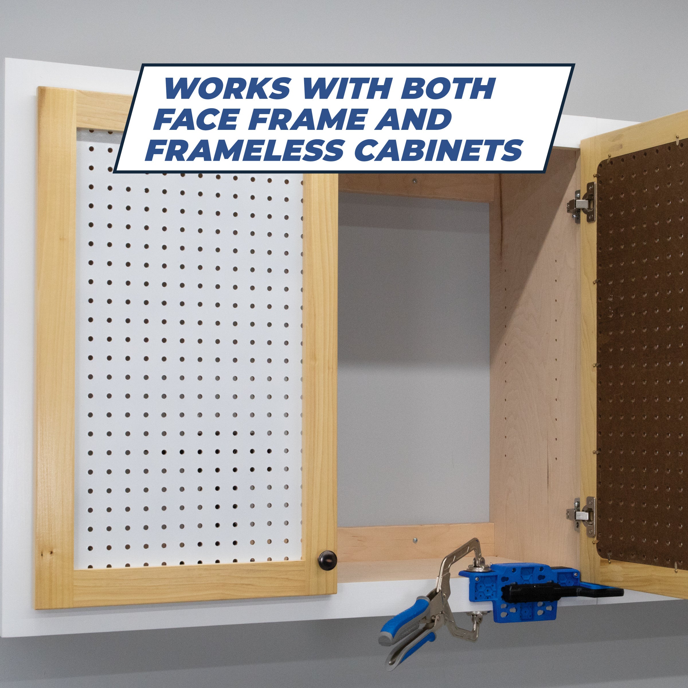 Cabinet Door Mounting Jig