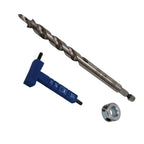 Easy-Set Drill Bit with Stop Collar & Gauge/Hex Wrench