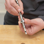 Easy-Set Drill Bit with Stop Collar & Gauge/Hex Wrench