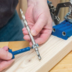 Easy-Set Drill Bit with Stop Collar & Gauge/Hex Wrench