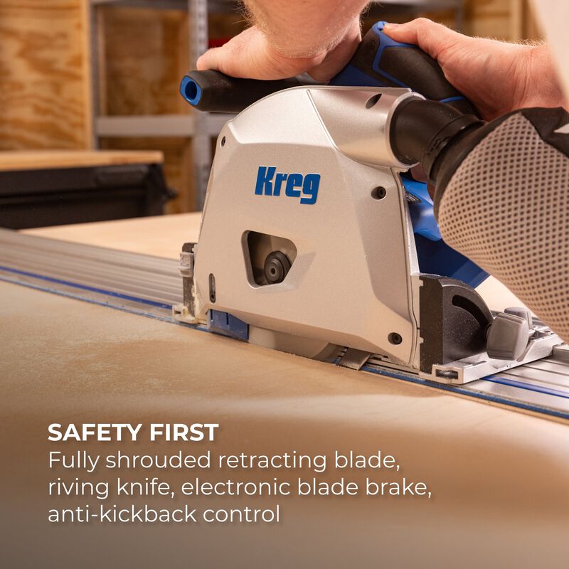 20V Ionic Drive™ 6-1/2" Plunge-Cut Track Saw (Tool Only)