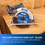 20V Ionic Drive™ 7-1/4" Circular Saw (Tool Only)
