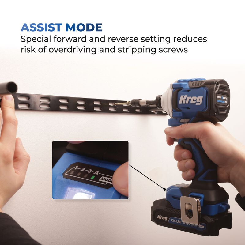 20V Ionic Drive™ 1/4" Compact Impact Driver (Tool Only)