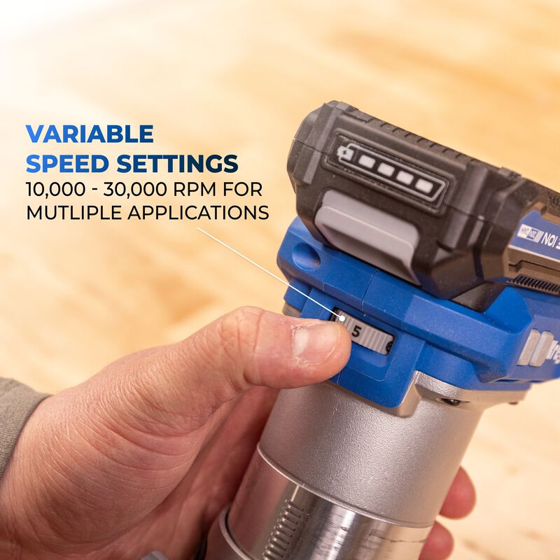 20V Ionic Drive™ 1/4" Trim Router (Tool Only)