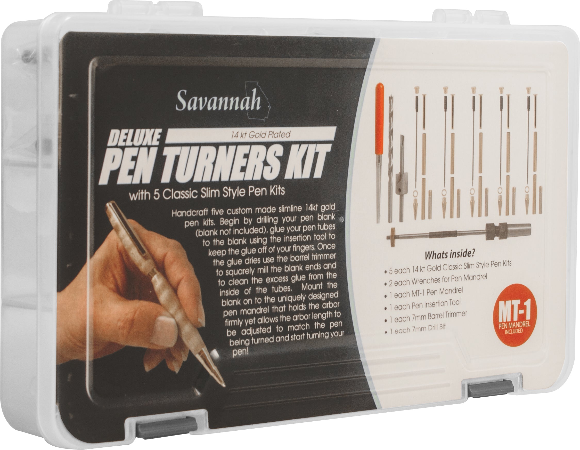 Gold Slimline Pen Turning Kit