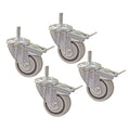 3" Dual Locking Caster Set
