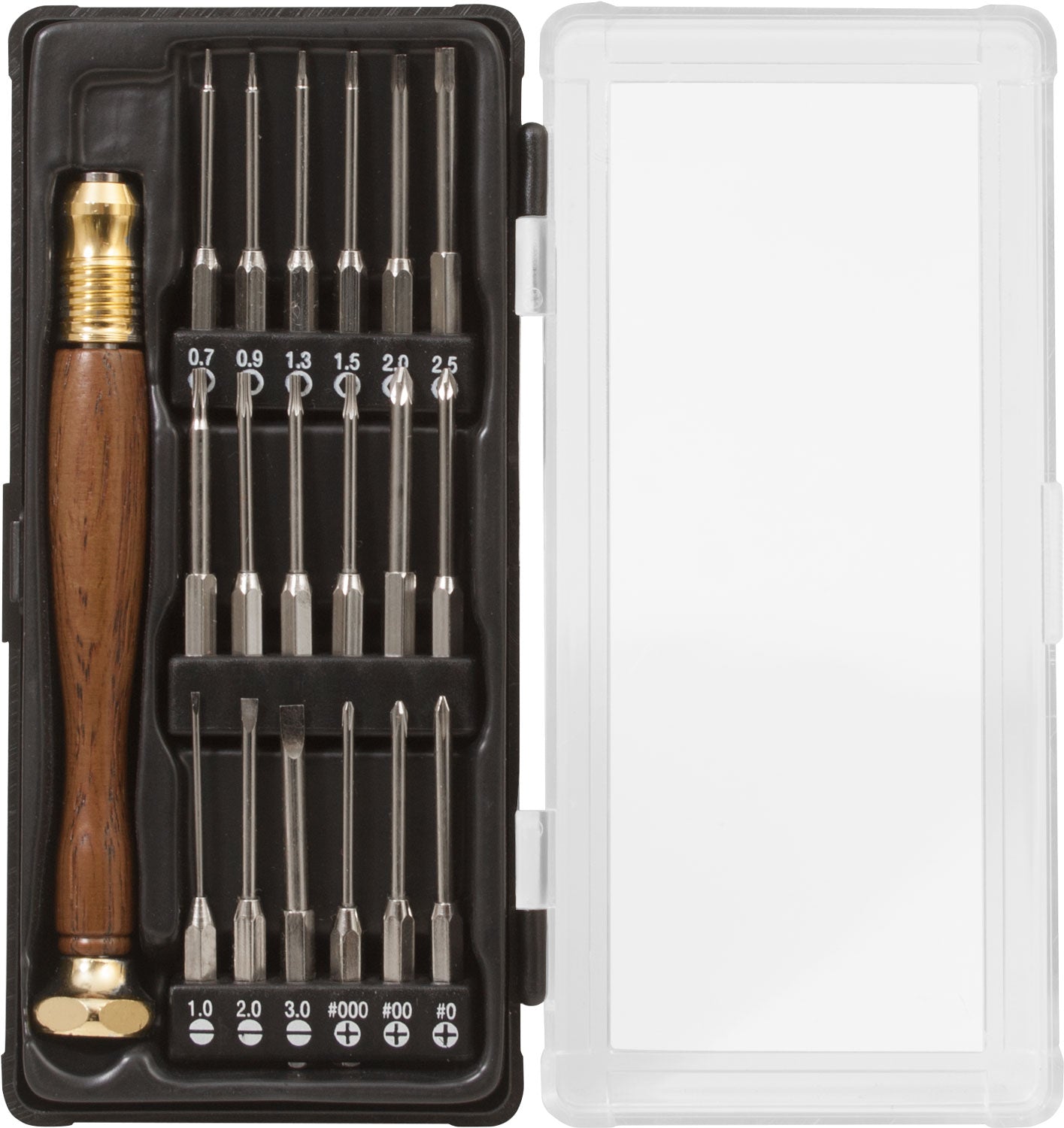 19 Piece Precision Quick Release Screw Driver Set